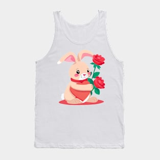 Valentine's Day Bunny Tank Top